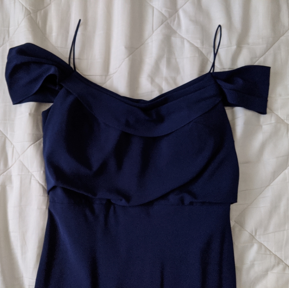 BHLDN Jenny Yoo Sabine Navy - Picture 3 of 5